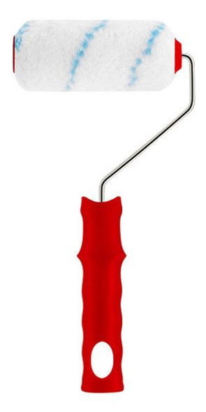 12 Uni Rolo Sintético De Lã Com Suporte 9 Cm Pintura Durín 0