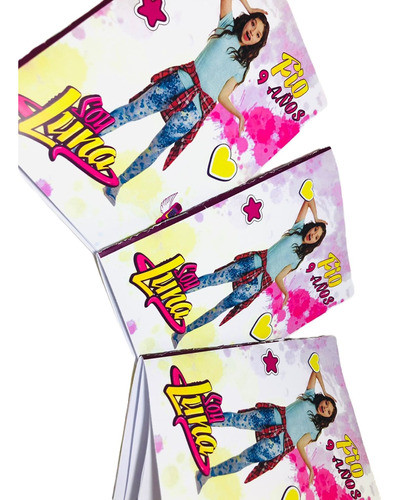 Souvenir Librito Colorear Personalizados X 10 Soy Luna 0