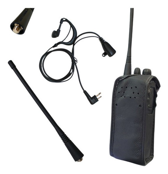 Kit Acessórios Capa + Fone + Antena Uhf Rádio Ep450 Dep450 0