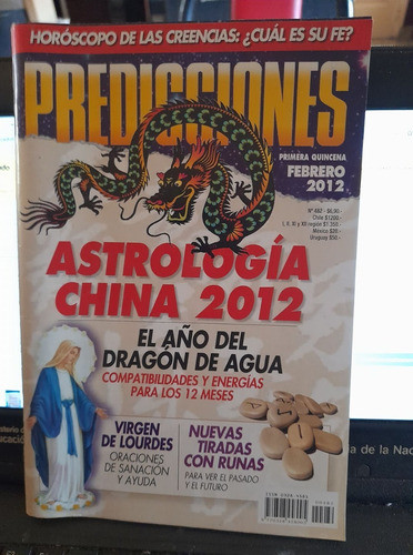Predicciones N°482 Astrología China - Año Del Dragón De Agua 0