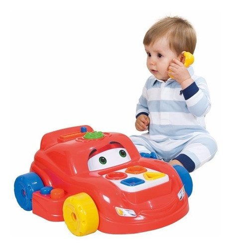 Carrinho Pedagógico Educativo Atividades Play Time Cotiplas 0