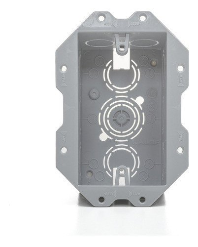 Caja De Luz Pvc Para Embutir En Seco 10x5cm Kalop  Pack X 10 0