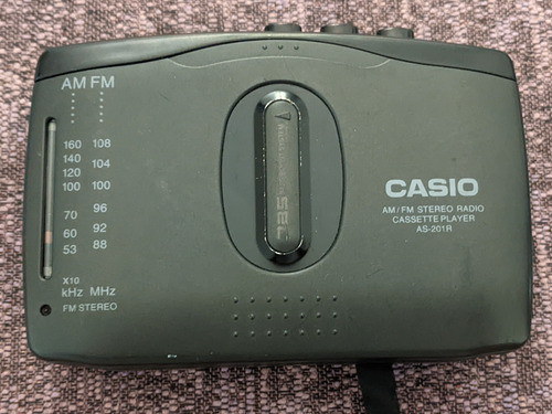 Walkman Casio Am/fm As-201r Funcion Caset No Anda 0