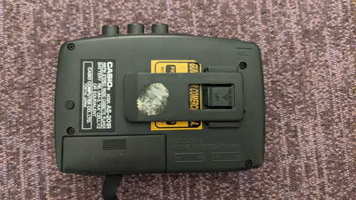 Walkman Casio Am/fm As-201r Funcion Caset No Anda 1