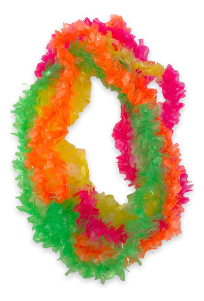 Collares Hawaianos Fluo Plásticos X 10 Unidades 0
