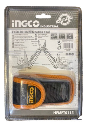 Pinza Multiherramienta 15 Funciones Con Funda Ingco 1
