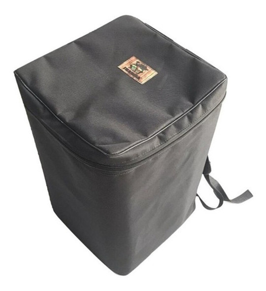 Cajón Reto + Bag Alça De Mochila Jhamma Percussões Promoção 1