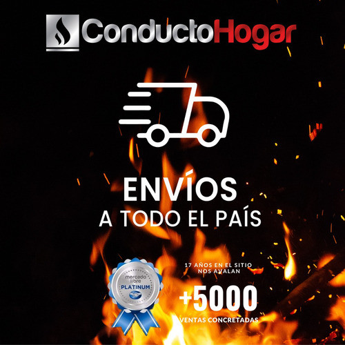 Caño Conducto Galvanizado Color Negro 5 Pulgadas 1