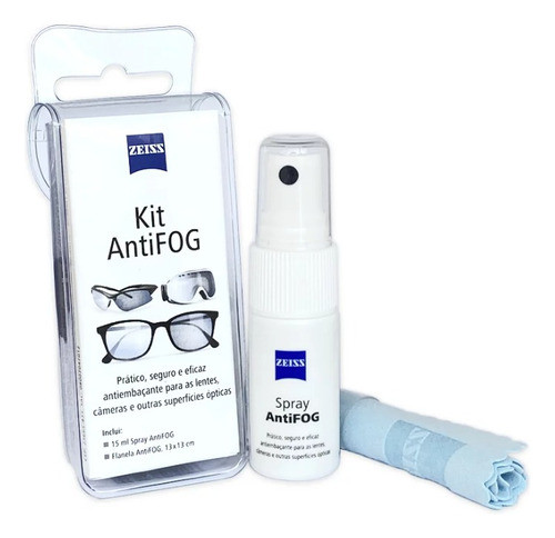 Kit Zeiss Antifog Anti Embaçante Para Óculos, Viseiras Etc 0