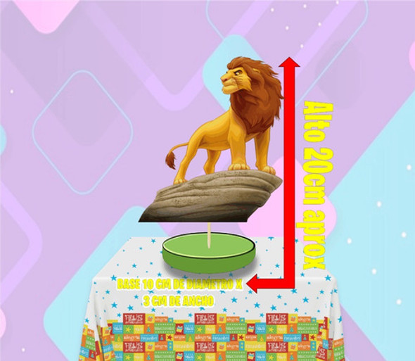 Centro De Mesa Rey León  Decoraciónes 1