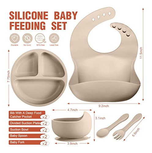 Juego De 10 Unidades De Alimentación De Silicona 1
