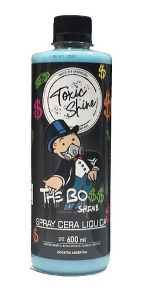 Toxic Shine The Boss Shine Booster Quick Detailer 600c 0