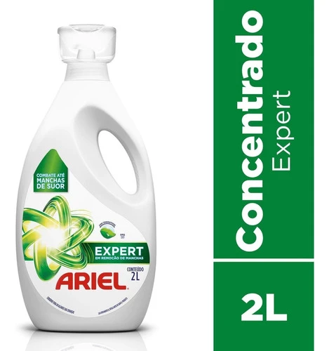 Kit 03frasco  Lava-roupas Concentrado Ariel Expert  2l 1