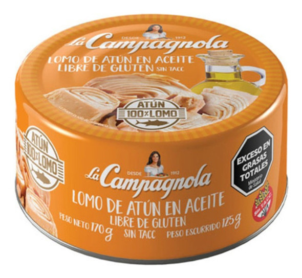 Atún En Aceite La Campagnola 170 Gramos 3 Unidades 0