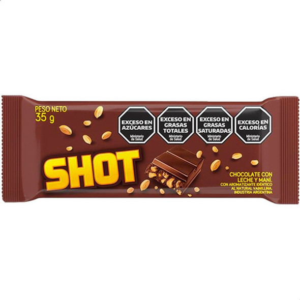 Chocolate Shot Con Leche Mani 25u Caja - Mejor Precio 1