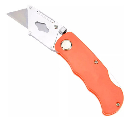 Cutter Plegable Profesional Navaja Multiusos 6 Hojas Seguro 0