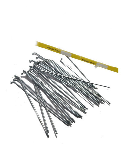 Juego De 36 Rayos Reforzados Con Niple 3mm X 190mm Moto 1