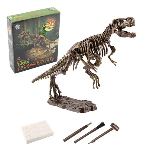 1 V Brinquedos Escavados À Mão Dinossauros Luminosos E 1