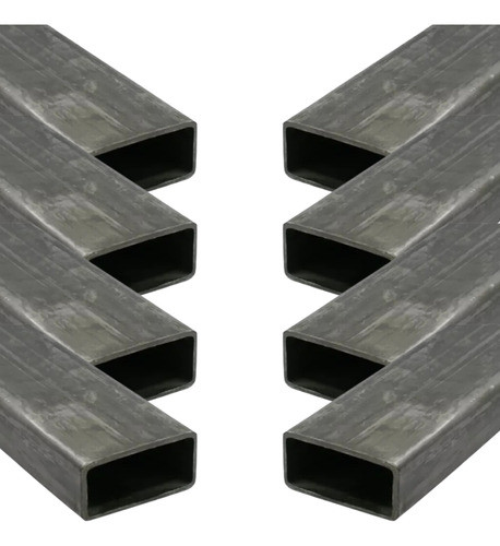 Barra Metalon 50x30 Tubo Retangular Aço 8 Peça De 1m 0