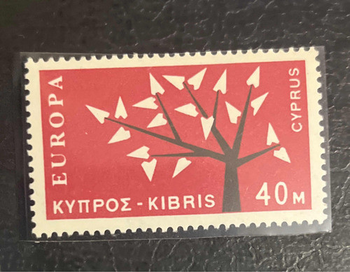Sello Correo Chipre 6 Estampillas Sin Circular D Colección 1