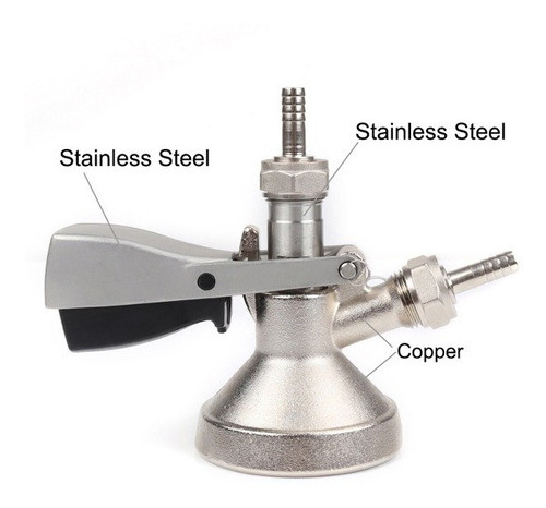 Conector G Barriles Keg Acero Inox316 Cerveza Artesanal 1