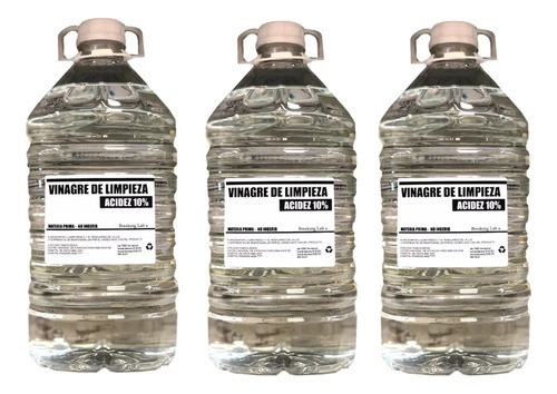 Vinagre Concentrado De Limpieza 15 Litros (10% De Acidez) 1
