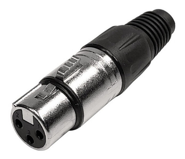 10 Conector Cannon Xlr Hembra Microfono Dmx Ficha Venetian 1