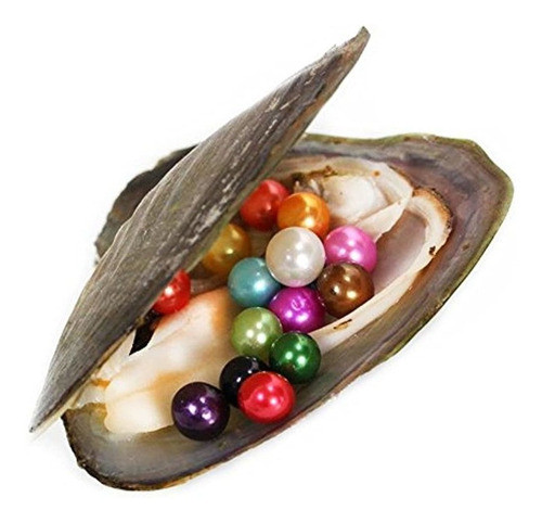 1pc Monster Oyster De Agua Dulce Cultivadas Con 10 Mezclas D 0