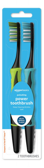Escova De Dentes Amazon Basics Pulsating Deep Cleaning Soft, 0