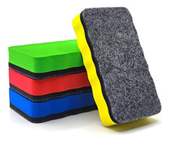 Borrador Para Pizarra De Goma Eva Azul X6 - Goldin Papelería 1