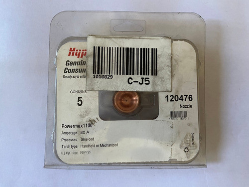 Boquillas Hypertherm 120476 80a Powermax 1100 5 Piezas 1