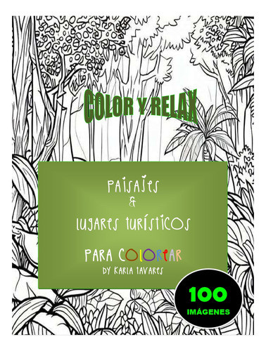 100 Paisajes Y Lugares Turísticos-colorear-antiestres-pdf 0