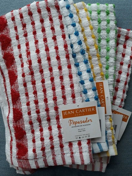 Set De 2 Repasadores Jacquard Jean Cartier. 100% Algodón 0