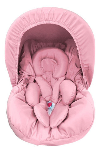 Capota Para Bebe Conforto Kit 5 Peças Premium Rosa Envio 24h 0