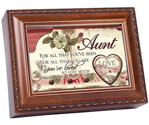 Cottage Garden Tia Woodgrain Music Box / Jewelry Box Juega 0
