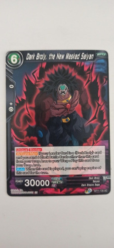Cartas Dragon Ball Tcg Dark Broly New Masked Saiyan Dstcg 0