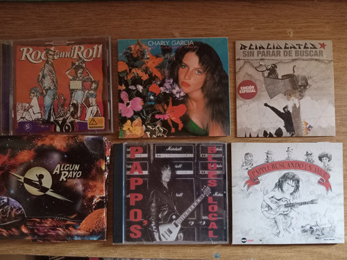 Lote De 6 Cds Originales. Pappo, Charly 0