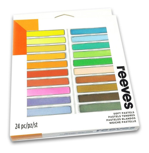 Tiza Pastel Reeves Soft X24 Colores 0