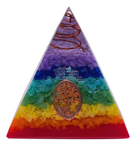 Pirámide Orgon 7 Chakras Árbol De La Vida - Estrella Sagrada 0