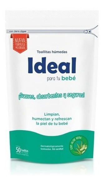 Toallas Humedas Ideal 10 Packs X 50 Unidades 1 Toallas Humedas Ideal 10 Packs X 50 Unidades 1