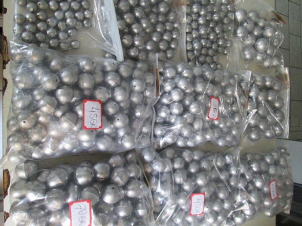 Chumbadas Para Pesca Pacote 4 Kg  Tam. 12g - 25g - 35g - 45g 1