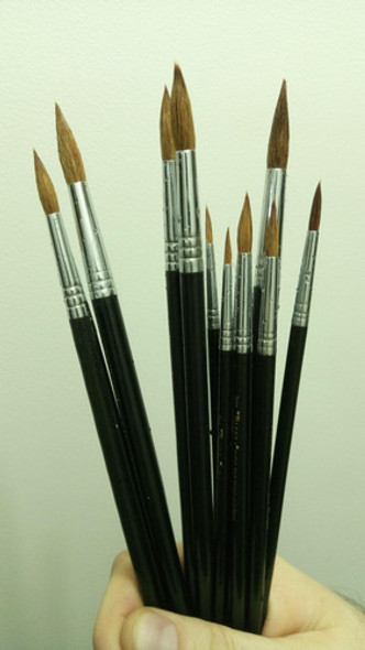 Set Pinceles X 12 Escolares Pagoda Origen China 1