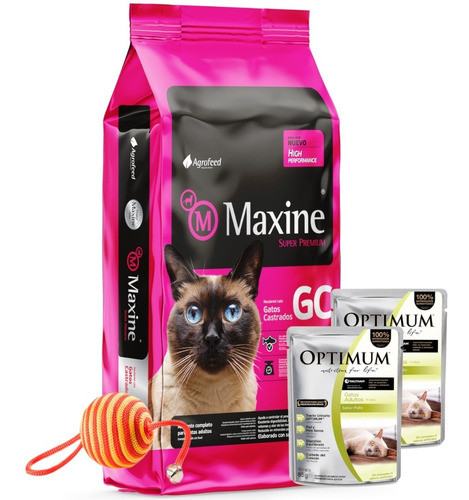 Alimento Gato Maxine Castrados 7,5 Kg + Promo! 0