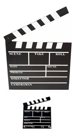 Kit Claquete Cinema + Porta Chaves Em Mdf 0