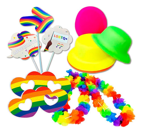 Combo Cotillon Carioca Lgbtq+ Para Fiestas 0