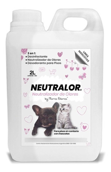 Perfume Neutralizador De Olores Mascotas 2 Litros - Artecret 0