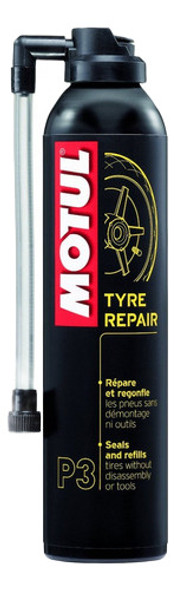 Motul Tyre Repair Infla Repara Neumáticos 300 Ml Ciclomotos 0