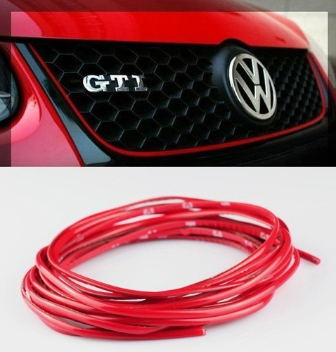Líneas Decorativas Roja  Autoadhesivas X 5 Metros 1