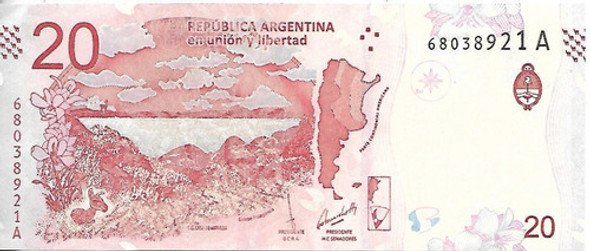 Bottero 5001 $ 20 Guanaco Serie A Sin Circular Palermo 0