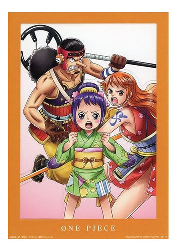 Poster Con Relieve One Piece Usopp Nami Bandai Ichiban Kuji 0